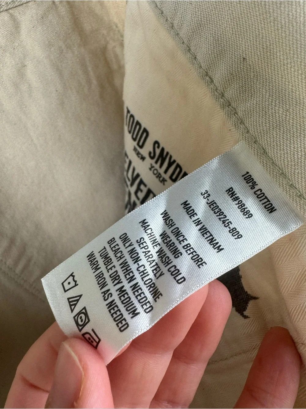Todd Snyder Slim Lightweight Japanese Selvedge Denim Jeans Canvas 36x32